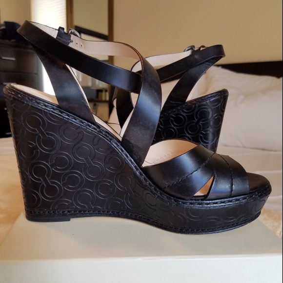 Coach Madeline Vachetta leather platform sandals - Picture 4 of 8